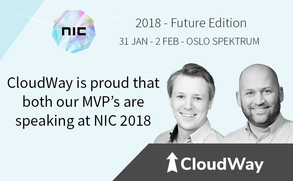 CLoudWay MVPs are speaking at NIC 2018