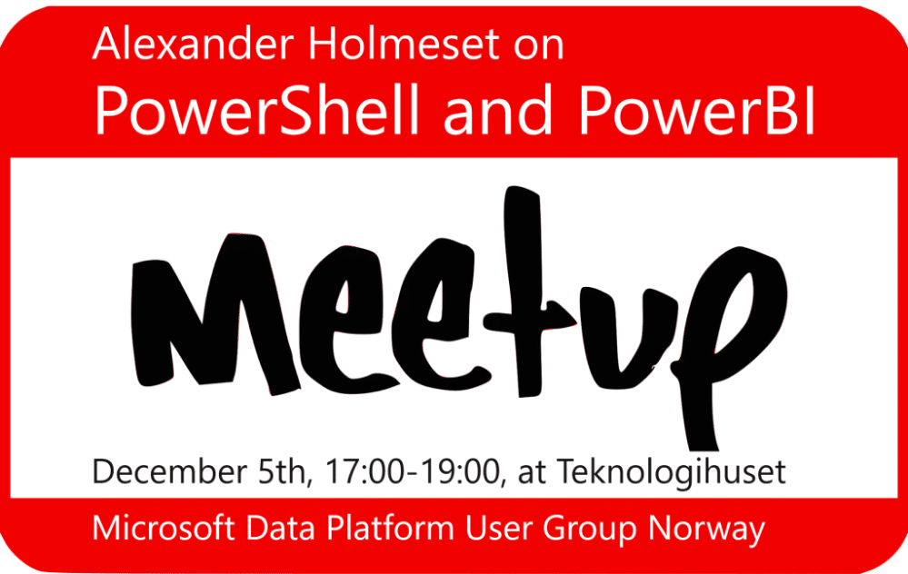 PowerShell and PowerBI meetup