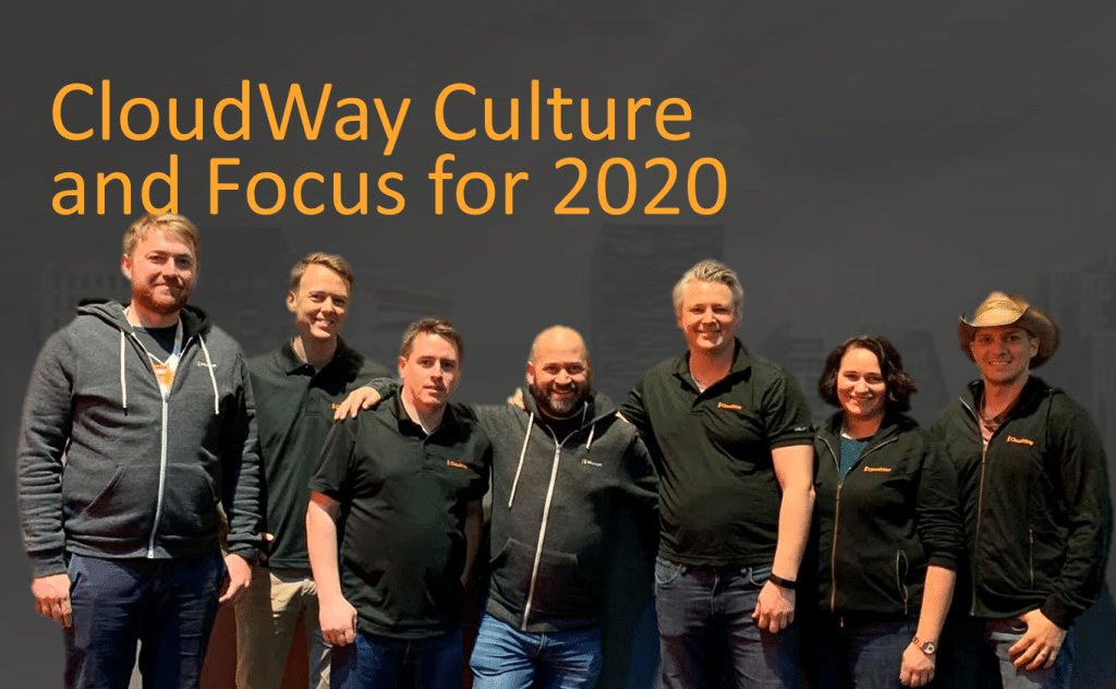 CloudWay Culture and Focus for 2020