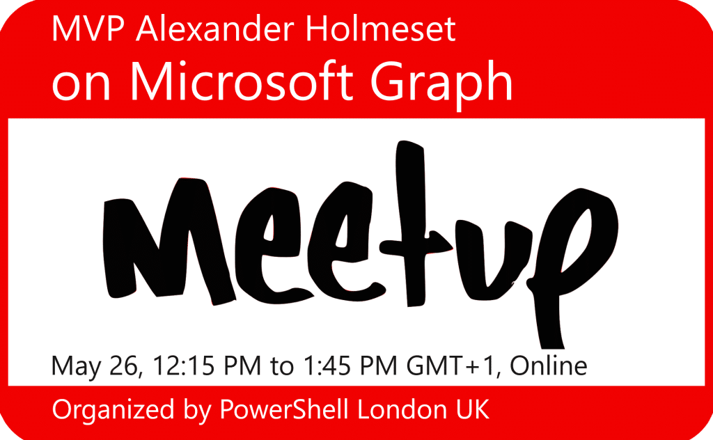 MVP Alexander Holmeset on Microsoft Graph