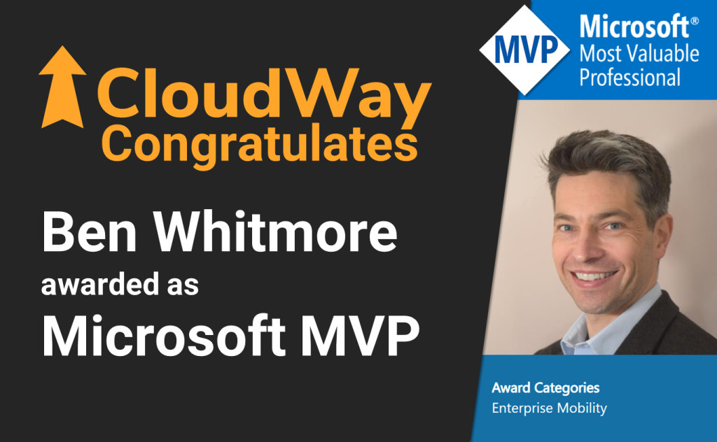 Image of MVP Ben Whitmore in Cloudway