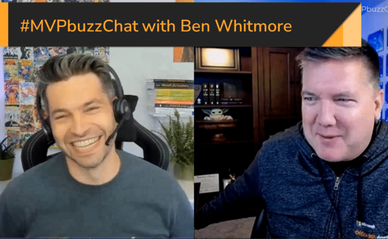 MVPbuzzChat with Ben Whitmore