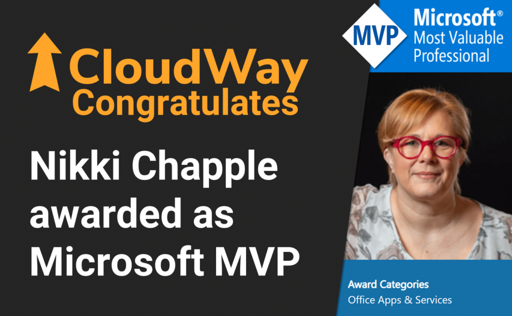 Nikki Chapple awarded as Microsoft MVP